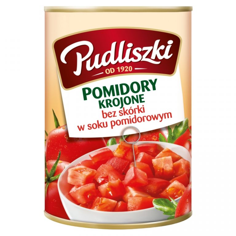 Pudliszki Pomidory Krojone Bez Sk Rki W Soku Pomidorowym G