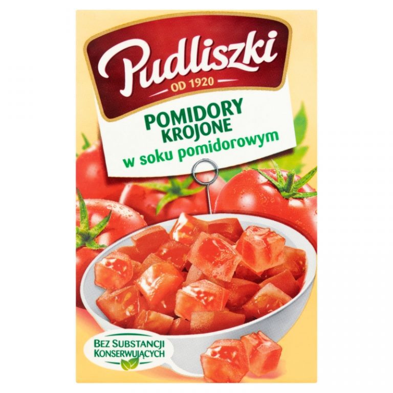 Pudliszki Pomidory Krojone W Soku Pomidorowym G Delikatesy Dw Jka