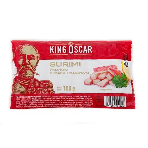 King Oscar Surimi Paluszki Rybne O Smaku Krabowym G Delikatesy Dw Jka