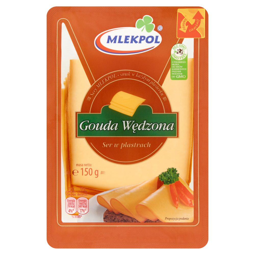 Mlekpol Ser Gouda W Dzona W Plastrach G Delikatesy Dw Jka