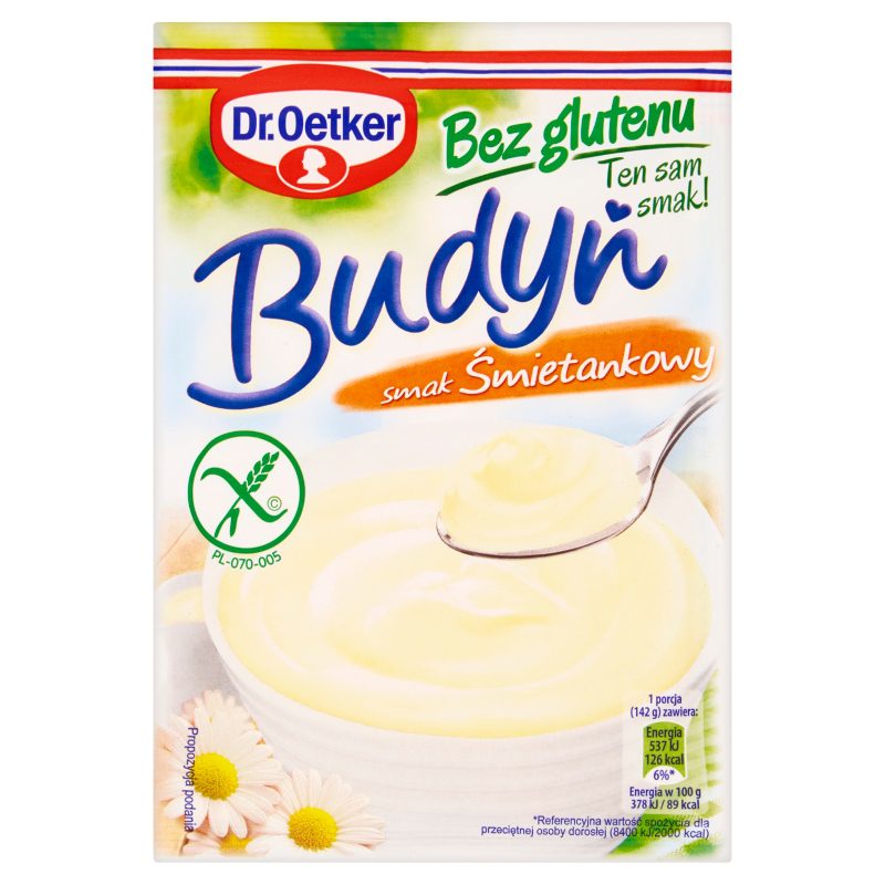 Dr. Oetker Budyń bez glutenu smak śmietankowy 40 g Delikatesy Dwójka