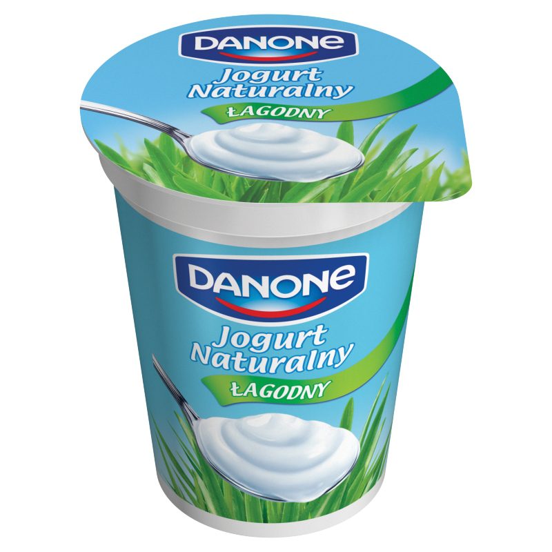 Danone Jogurt naturalny łagodny 370 g - Delikatesy Dwójka