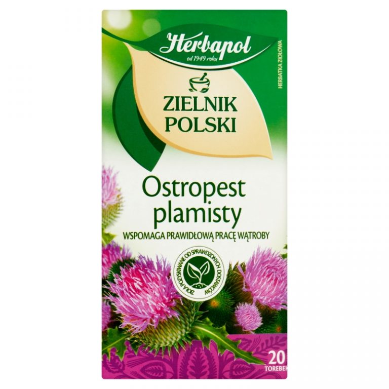 Herbapol Zielnik Polski Ostropest Plamisty Herbata Ziołowa 40 G (20 ...