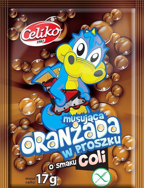 Oranżada w proszku o smaku coli bezglutenowa 17g Celiko Delikatesy Dwójka