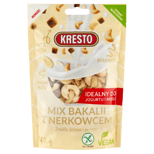 Kresto Bakalie Mix z nerkowcem 140g Delikatesy Dwójka