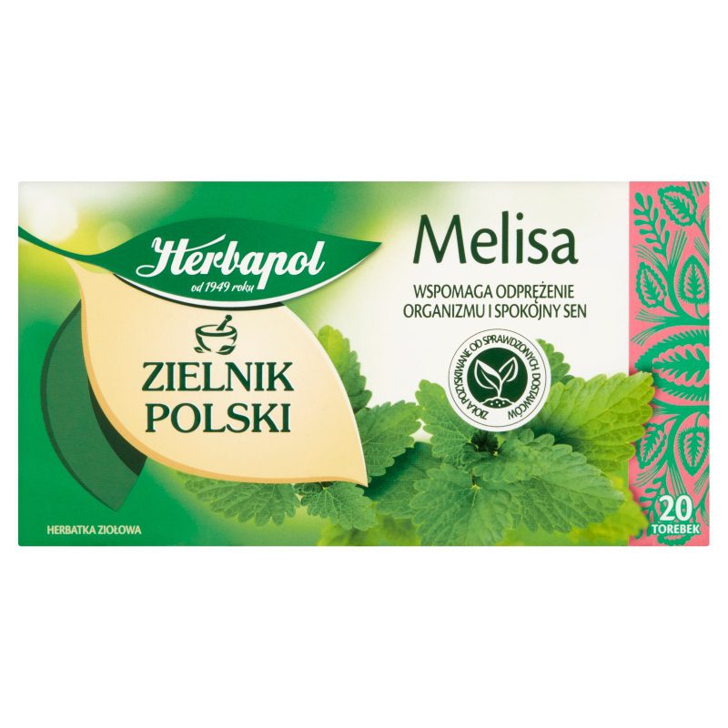 Herbapol Zielnik Polski Melisa Herbata Ziołowa 40 G (20 Torebek ...